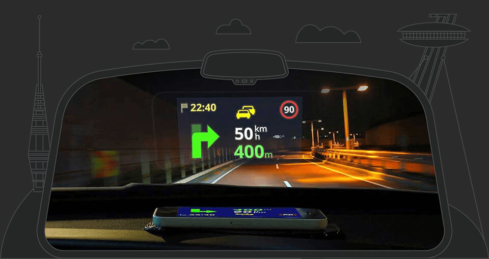 Head-up Display - Sygic GPS Navigation