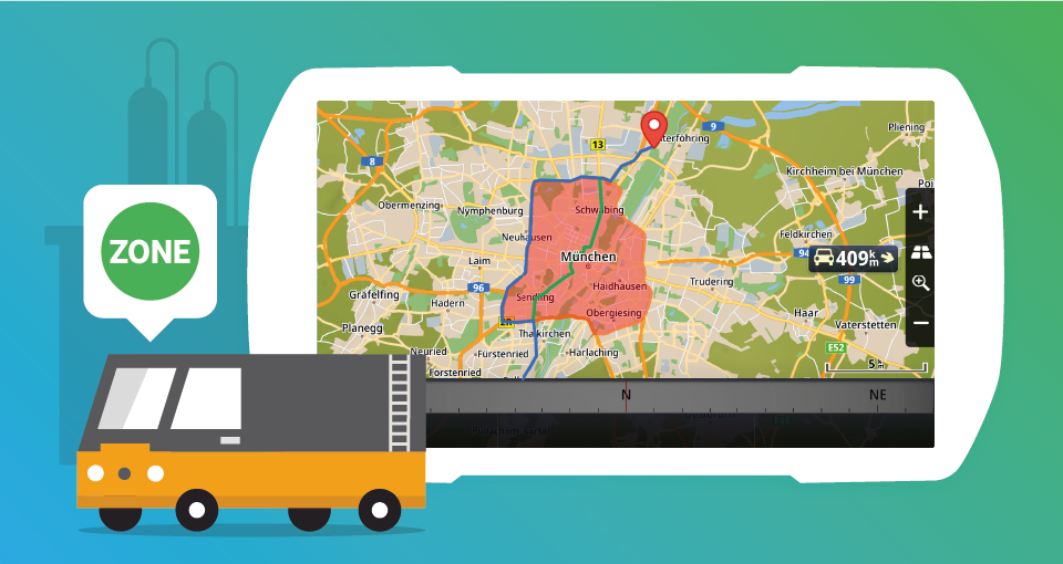 Avoid emission zones restricted for your vehicle type Sygic