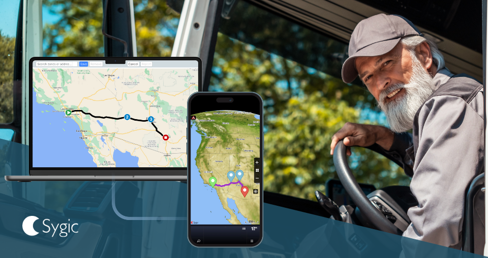 Using Routes in Sygic Professional Navigation Sygic