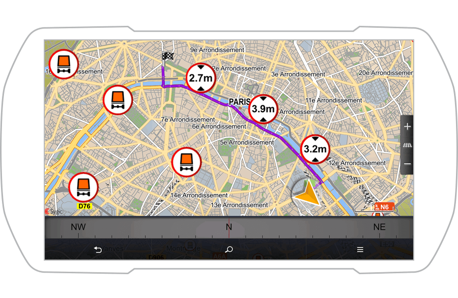 Professional Navigation for Fleets - Sygic | Bringing life to maps