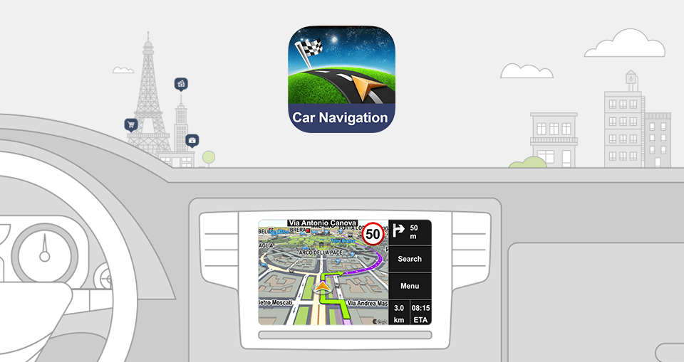 Sygic Car Navigation For Android Auto And Apple Carplay Sygic Bringing Life To Maps